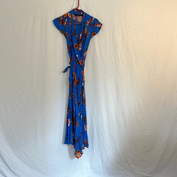 Zara Dresses Zara Floral Patterned Faux Wrap Dress Poshmark